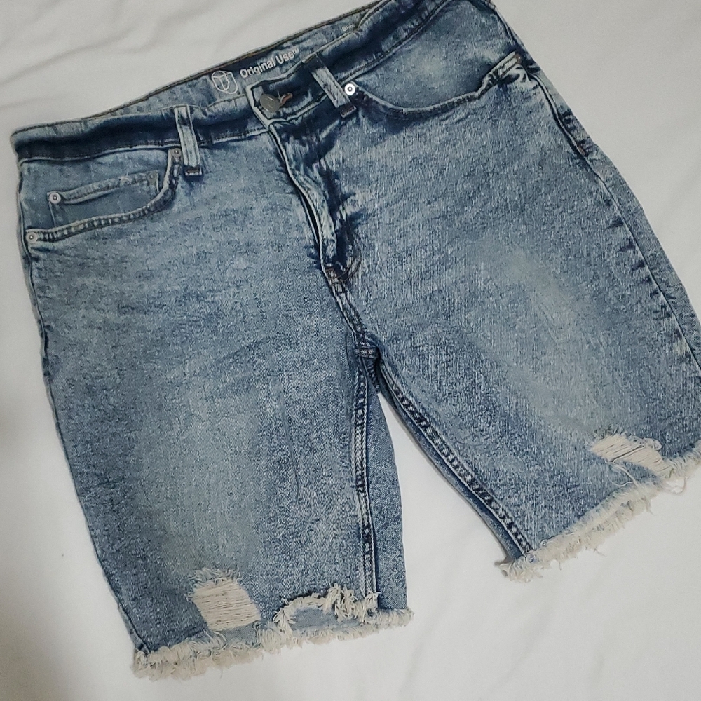 Original Use Blue Jean Shorts